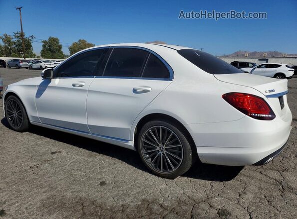 55SWF8DB6KU298396 2019 MERCEDES-BENZ C Белый Задняя левая четверть