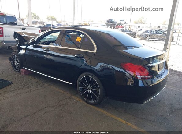 55SWF8DB6KU304228 2019 MERCEDES-BENZ C-CLASS Black უკანა მარცხენა