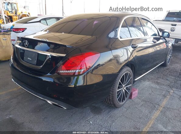 55SWF8DB6KU304228 2019 MERCEDES-BENZ C-CLASS Black უკანა მარჯვენა