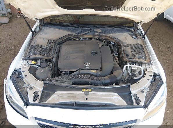 55SWF8DB6KU306321 2019 MERCEDES-BENZ C-CLASS White Widok z tyłu