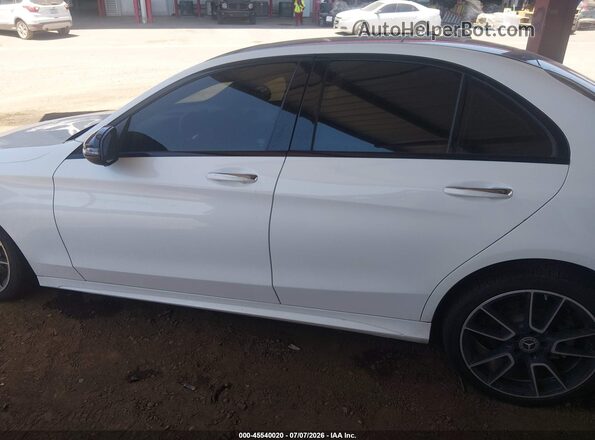 55SWF8DB6KU306321 2019 MERCEDES-BENZ C-CLASS White Widok wnętrza 360 stopni