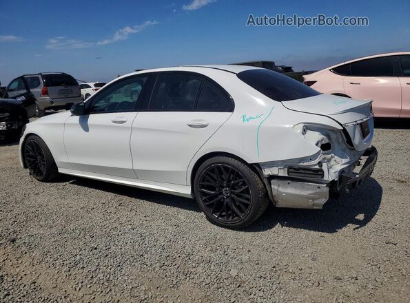 55SWF8DB7KU294826 2019 MERCEDES-BENZ C White Tył lewy