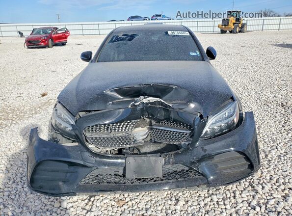 55SWF8DB7KU301144 2019 MERCEDES-BENZ C Black Front view