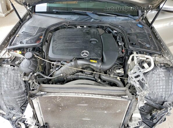 55SWF8DB7KU303265 2019 MERCEDES-BENZ C Gray Vista interior trasera
