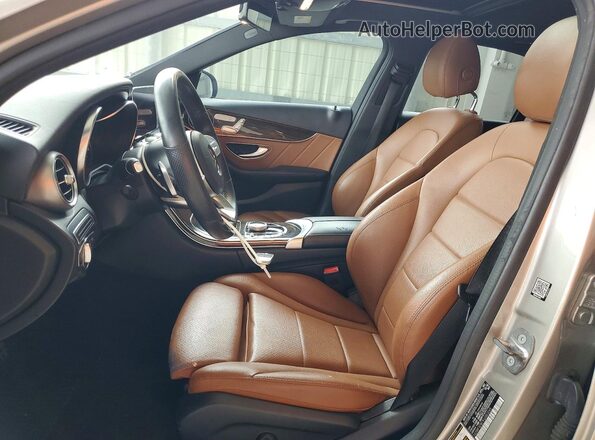 55SWF8DB7KU303265 2019 MERCEDES-BENZ C Gray Vista interior delantera