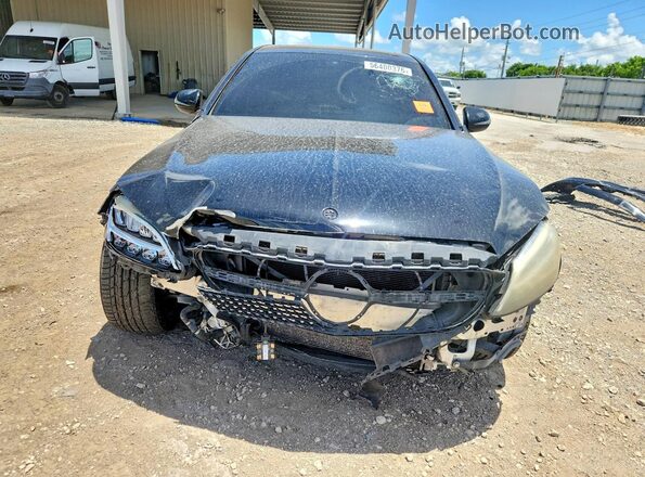 55SWF8DB8KU302917 2019 MERCEDES-BENZ C Black Widok z przodu