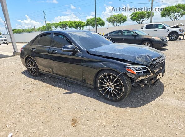 55SWF8DB8KU302917 2019 MERCEDES-BENZ C Black Przód prawy