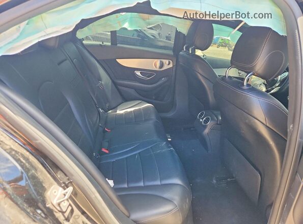 55SWF8DB8KU302917 2019 MERCEDES-BENZ C Black Widok tylnych siedzeń