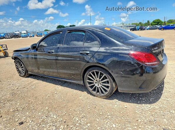 55SWF8DB8KU302917 2019 MERCEDES-BENZ C Black Tył lewy