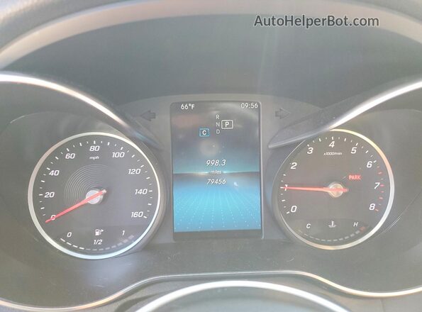 55SWF8DB8KU308636 2019 MERCEDES-BENZ C Gray Widok zestawu wskaźników