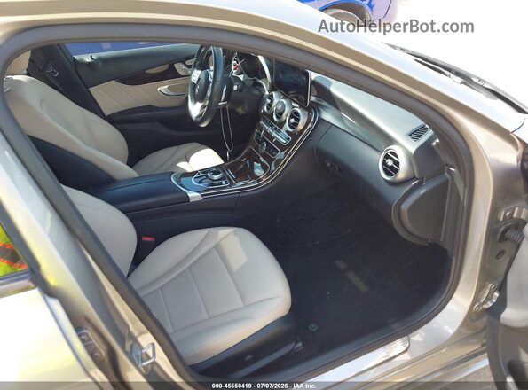 55SWF8DB8KU312010 2019 MERCEDES-BENZ C-CLASS Gray წინა სალონის ხედი