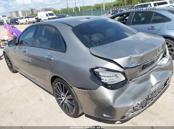 55SWF8DB8KU312010 2019 MERCEDES-BENZ C-CLASS Gray უკანა მარცხენა