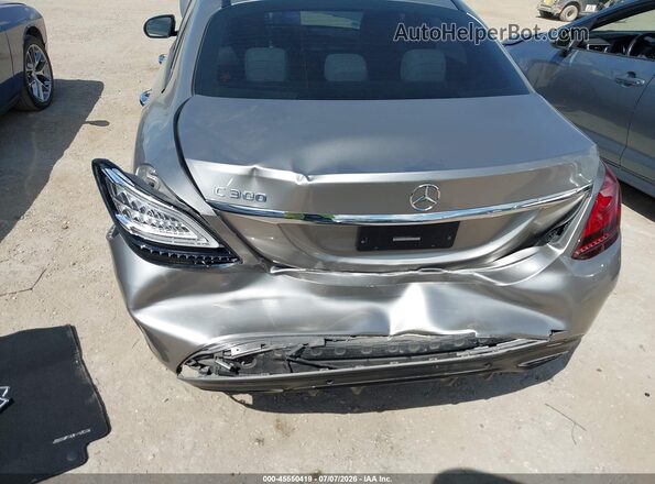 55SWF8DB8KU312010 2019 MERCEDES-BENZ C-CLASS Gray წინა ხედი