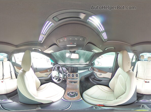 55SWF8DB9LU332784 2020 MERCEDES-BENZ C White VIN კოდის სტიკერის ხედი