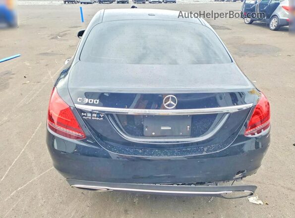 55SWF8DBXKU288891 2019 MERCEDES-BENZ C Black Widok z tyłu