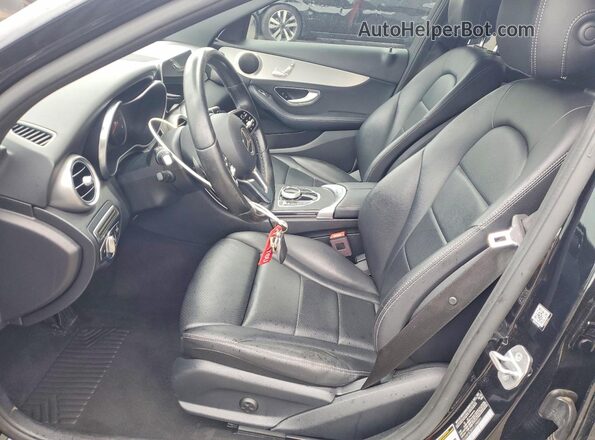 55SWF8DBXKU288891 2019 MERCEDES-BENZ C Black Widok wnętrza z przodu