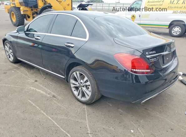 55SWF8DBXKU288891 2019 MERCEDES-BENZ C Black Tył lewy