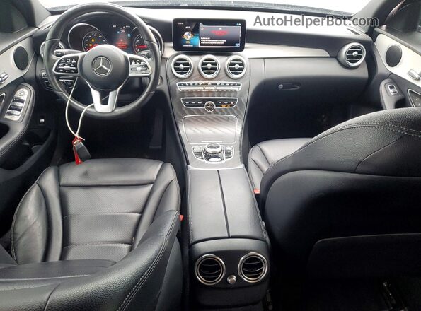 55SWF8DBXKU288891 2019 MERCEDES-BENZ C Black Widok deski rozdzielczej