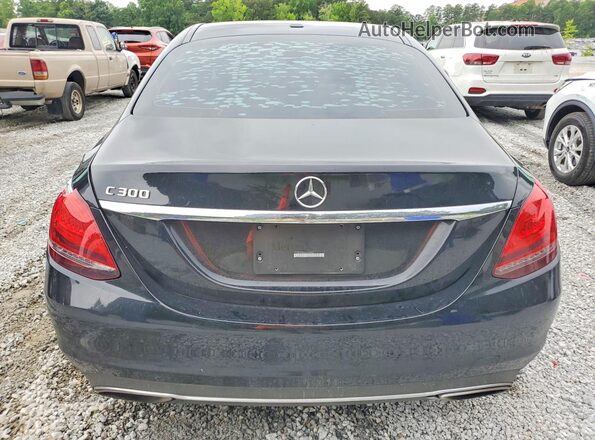 55SWF8DBXKU295467 2019 MERCEDES-BENZ C Black უკანა ხედი