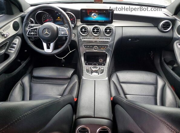 55SWF8DBXKU295467 2019 MERCEDES-BENZ C Black წინა პანელის ხედი