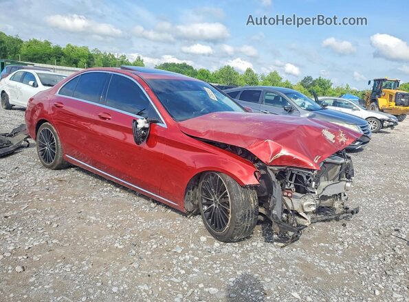 55SWF8EB0KU296495 2019 MERCEDES-BENZ C Red Առջևի աջ