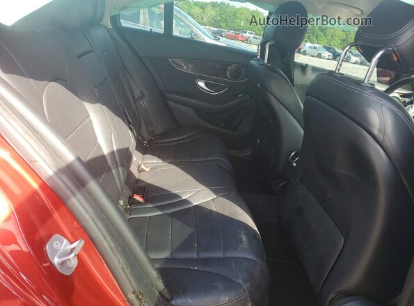55SWF8EB0KU296495 2019 MERCEDES-BENZ C Red Հետևի նստատեղերի տեսք