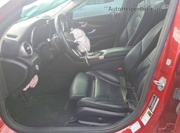 55SWF8EB0KU296495 2019 MERCEDES-BENZ C Red Սալոնի դիմացի տեսք