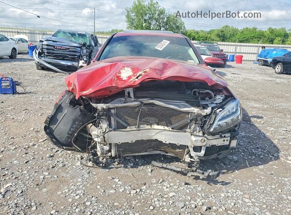 55SWF8EB0KU296495 2019 MERCEDES-BENZ C Red Դիմացի տեսք