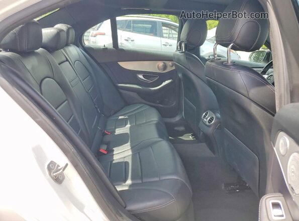 55SWF8EB0KU315675 2019 MERCEDES-BENZ C Белый Вид задних сидений