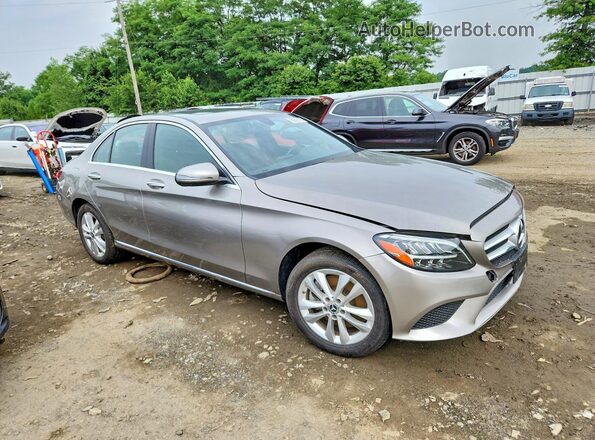 55SWF8EB1KU293038 2019 MERCEDES-BENZ C Tan წინა მარჯვენა