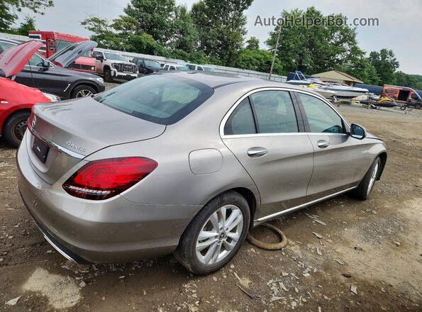 55SWF8EB1KU293038 2019 MERCEDES-BENZ C Tan უკანა მარჯვენა
