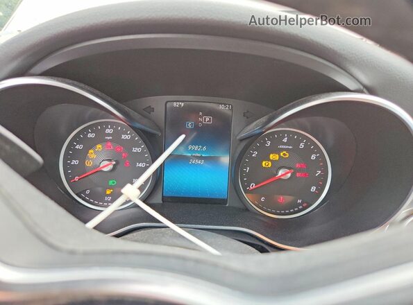55SWF8EB1KU293038 2019 MERCEDES-BENZ C Tan წინა პანელის ხედი