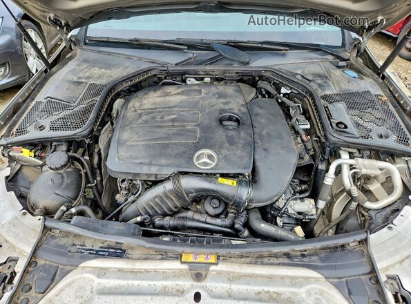 55SWF8EB1KU293038 2019 MERCEDES-BENZ C Tan უკანა სავარძლების ხედი