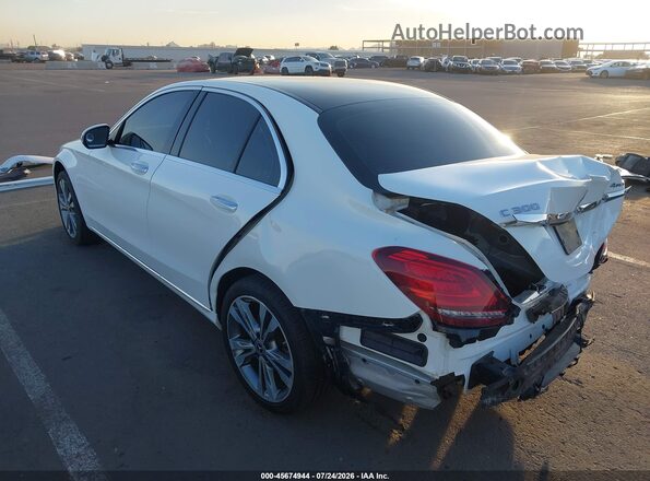 55SWF8EB1KU305995 2019 MERCEDES-BENZ C-CLASS White Задня ліва чверть