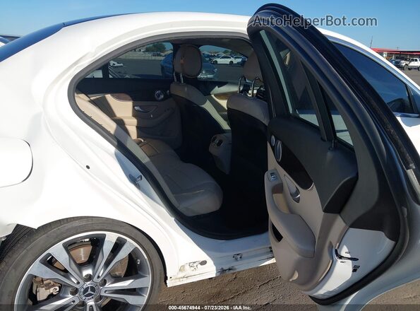 55SWF8EB1KU305995 2019 MERCEDES-BENZ C-CLASS White Вид наклейки з VIN-кодом