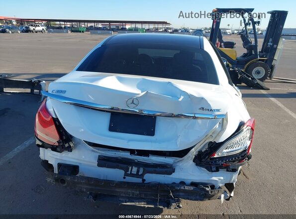 55SWF8EB1KU305995 2019 MERCEDES-BENZ C-CLASS White Вид спереду