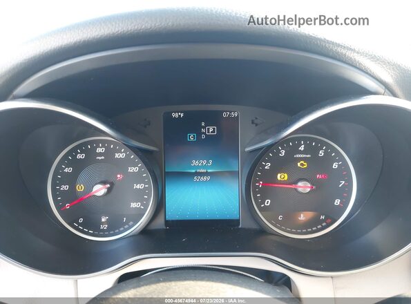 55SWF8EB1KU305995 2019 MERCEDES-BENZ C-CLASS White Вид задніх сидінь