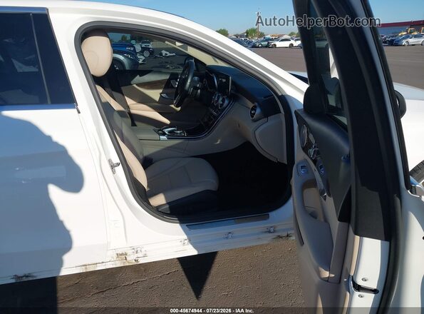 55SWF8EB1KU305995 2019 MERCEDES-BENZ C-CLASS White Вид салону спереду