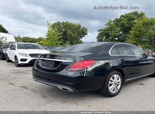 55SWF8EB1KU307858 2019 MERCEDES-BENZ C-CLASS Green Задня права чверть