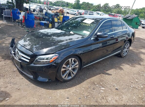 55SWF8EB1KU312980 2019 MERCEDES-BENZ C-CLASS Black Передня ліва чверть