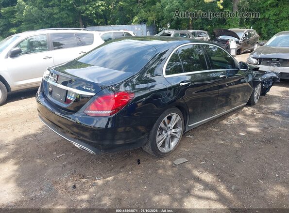 55SWF8EB1KU312980 2019 MERCEDES-BENZ C-CLASS Black Задня права чверть