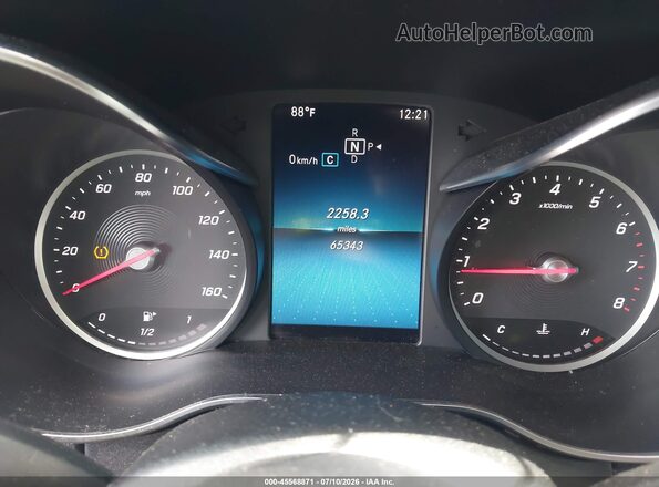 55SWF8EB1KU312980 2019 MERCEDES-BENZ C-CLASS Black Вид задніх сидінь