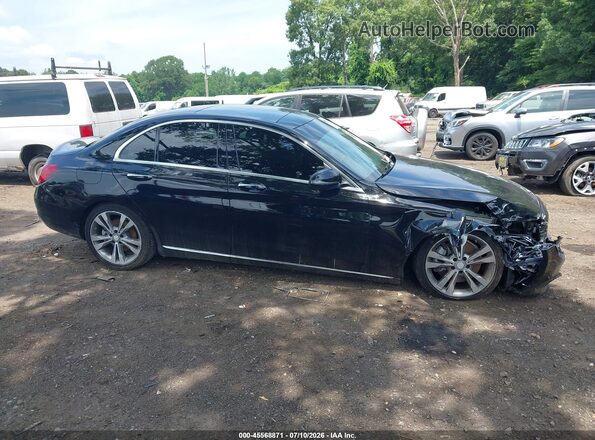 55SWF8EB1KU312980 2019 MERCEDES-BENZ C-CLASS Black Вид задньої частини салону