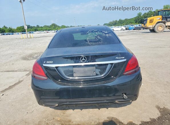55SWF8EB1KU315586 2019 MERCEDES-BENZ C Black Rear view