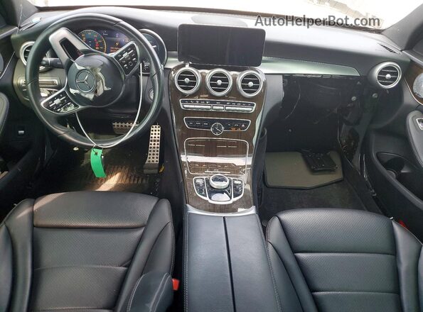 55SWF8EB1KU315586 2019 MERCEDES-BENZ C Black Dashboard view