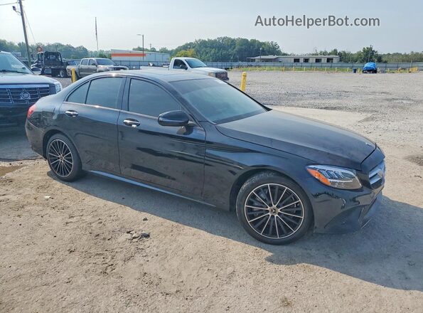 55SWF8EB1KU315586 2019 MERCEDES-BENZ C Black Front right