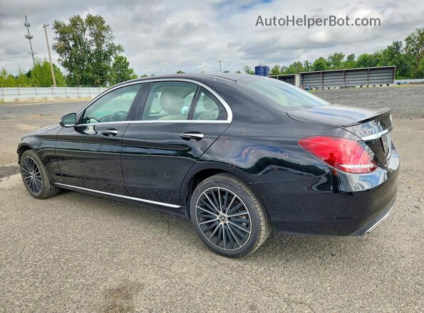 55SWF8EB1KU316883 2019 MERCEDES-BENZ C Black Rear left