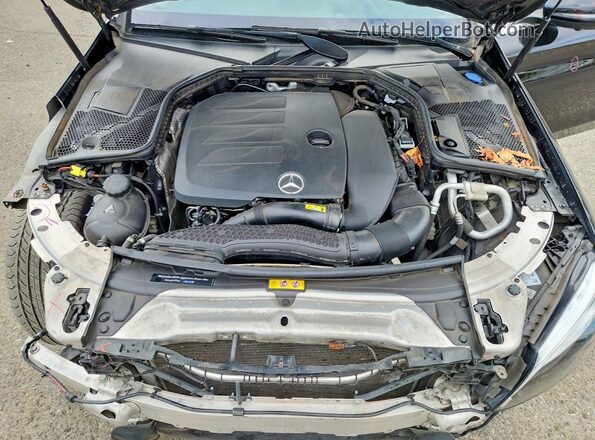 55SWF8EB1KU316883 2019 MERCEDES-BENZ C Black Rear interior view