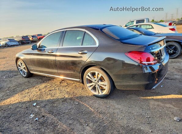 55SWF8EB2KU297048 2019 MERCEDES-BENZ C Черный Задняя левая четверть