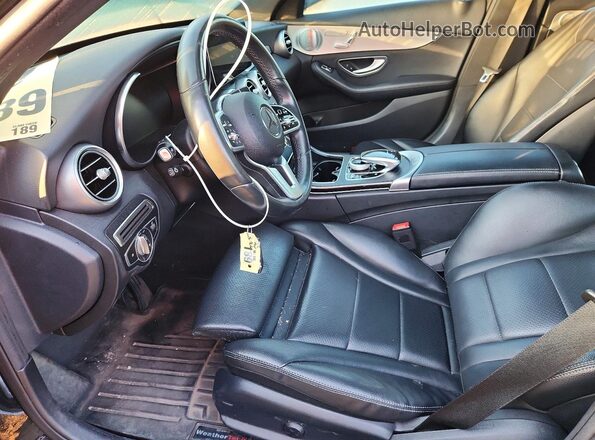 55SWF8EB2KU297048 2019 MERCEDES-BENZ C Черный Вид салона спереди